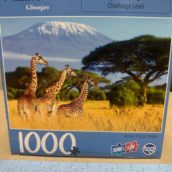Kilimanjaro puzzle 1000 pieces Sure Lox by TCG Toys - Picture 2 of 7